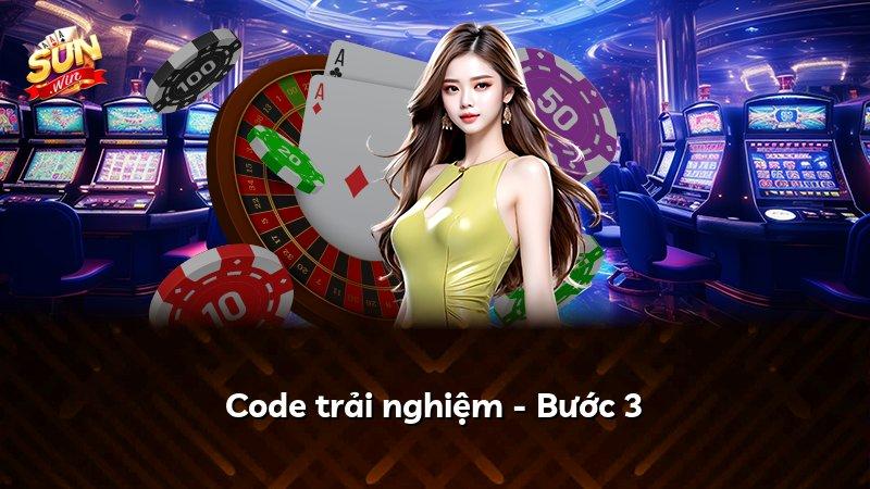Code trải nghiệm - Bước 3