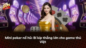 Mini poker nổ hũ: Bí kíp thắng lớn cho game thủ Việt