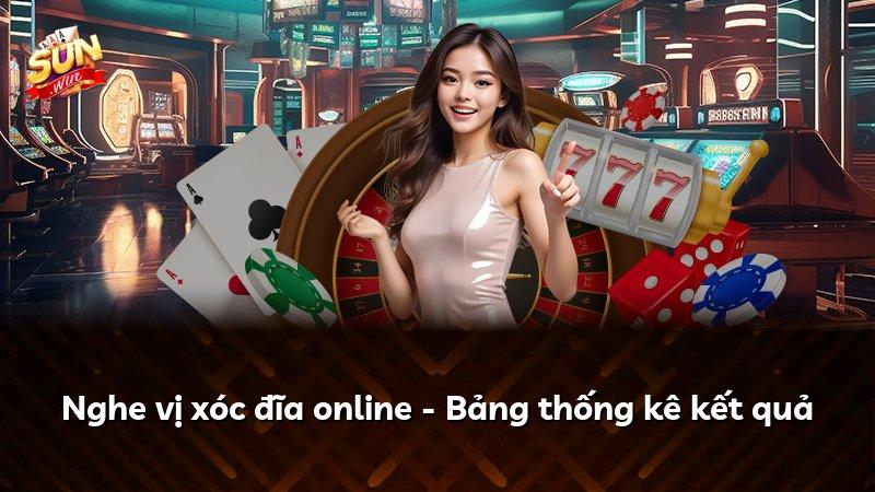 Nghe vị xóc đĩa online - Bảng thống kê kết quả